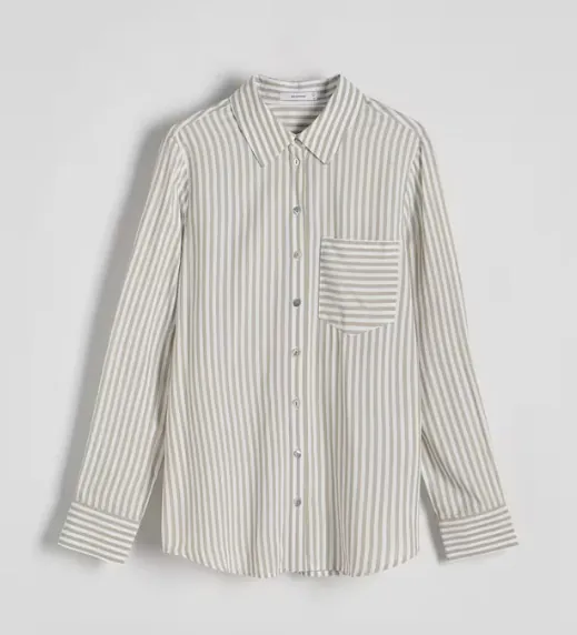 Beach Cotton Long Sleeve Button Up